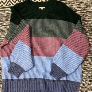 Oversized Striped American Eagle Sweater SizeLarge
